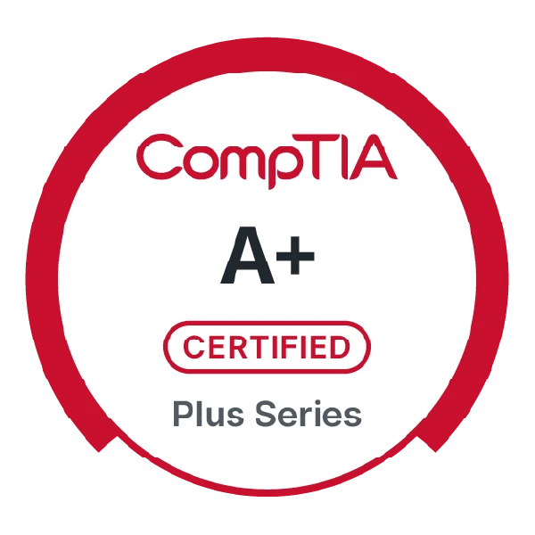 CompTIA A+ Certified Plus Series badge