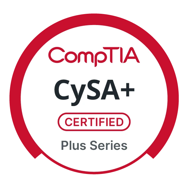 CompTIA CySA+ Certified Plus Series badge
