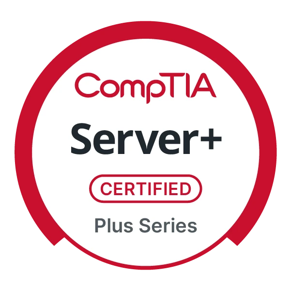 CompTIA Server+ Certified Plus Series badge